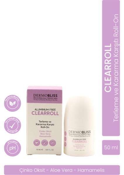 Dermobliss Alumınum Free Clearroll Roll-On 50 ml