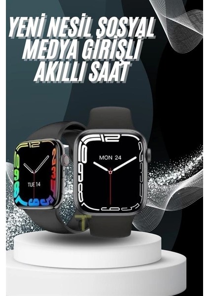 Yeni Model Akıllı Saat Dokunmatik Ekran Unisex Amoled Ekran 44 mm fiyatları