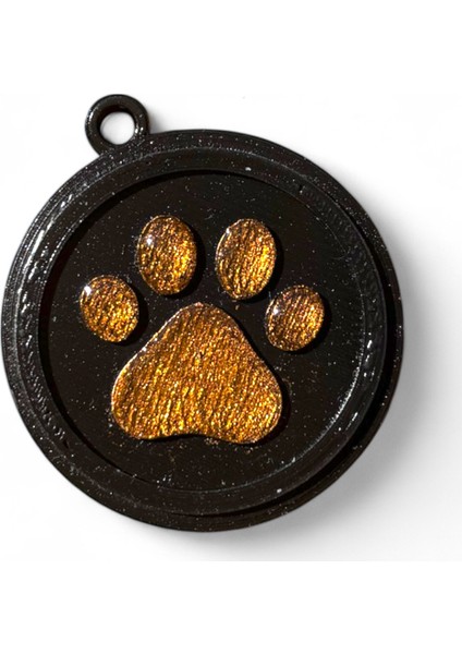 Pawodii Akıllı Nfc Etiketli Köpek Künyesi -Destekli Kayıp Önleyici Pet Tag - Altınyaldızlı