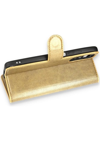Xiaomi Redmi Note 11 Pro Kılıf Trend S Plus Kapaklı Kılıf - GOLD-(5796) fiyatları