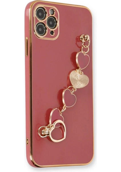 iPhone 11 Pro Kılıf Esila Silikon - KIRMIZI-(5796)