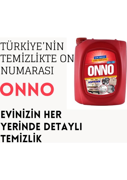 Asprinn Çok Amaçlı Genel Temizleyici 4 Adet x 4000 ml modelleri
