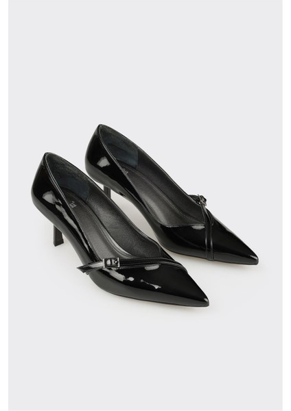 Siyah Kadın Orta Topuk Ayakkabı fiyatları