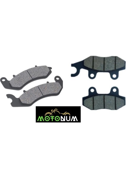 Benelli 125 S Ön ve Arka Fren Balata Takım YS83 M0086