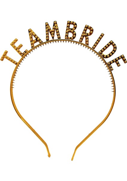 Altın Renk Team Bride Taç – Gelin ve Nedime Tacı fiyatları