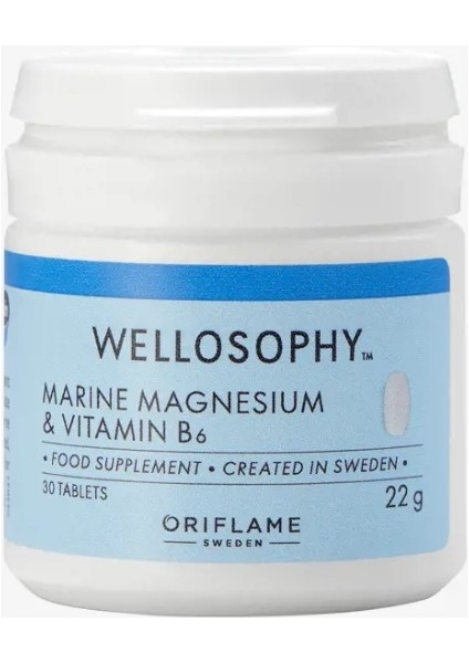 Wellosophy Marin Magnezyum ve Vitamin B6 Takviye Edici Gıda