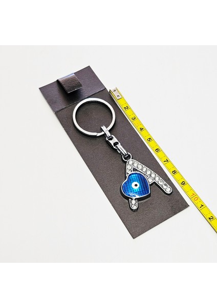 Harf Anahtarlık Nazar Boncuk Taşlı Anahtarlık A'dan Z'ye modelleri