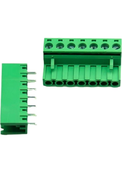 KF2EDGV-5.08-7P 180 Derece Geçmeli Dik Klemens 4 Adet