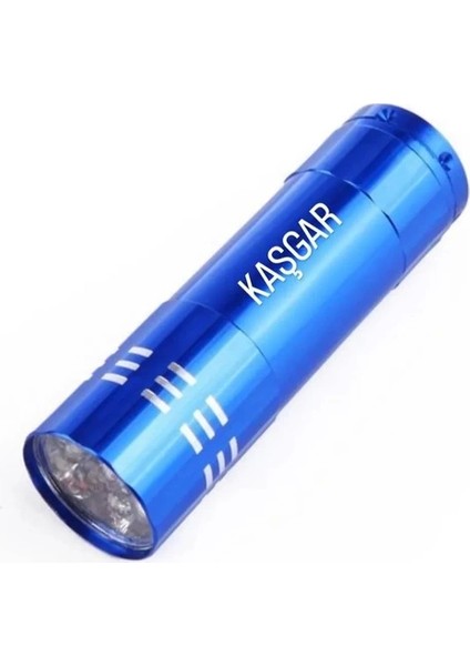 Süper Parlak 9 Ledli Metal Mini El Feneri - Lisinya