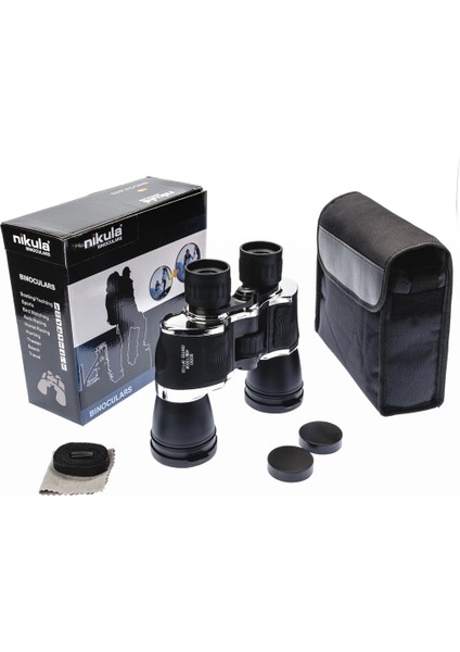 50X50 Metal Gövdeli, Kauçuk Kaplamalı Avcılık Gözetleme Dürbün - Lisinya