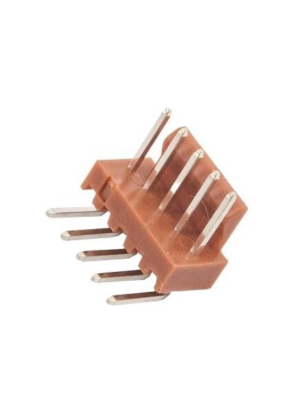 5 Pin 90C Erkek Kilitli Header - Friction Lock 15 Adet