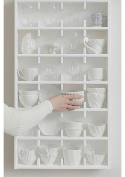 Kahve Köşesi Bardak Düzenleyici Modern Kupa Raf Ünitesi