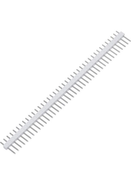 1X40 Erkek Header 40 Pin 2.54MM 180 Derece - Beyaz 4 Adet