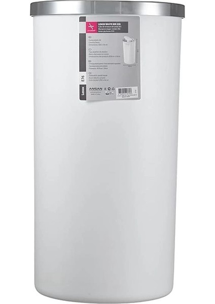 M-E76-01 Lenox 35 Lt Çöp Kovası, Beyaz fiyatları