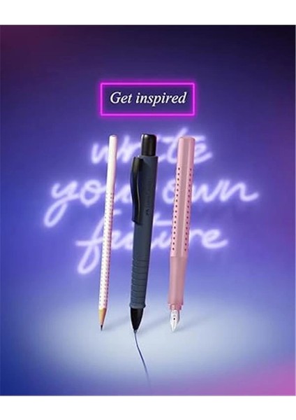 Faber-Castell Grip 2011 Hediye Seti, Soluk Gül Rengi, M Uçlu Dolma Kalem ve Xb Tükenmez Kalem, Metal