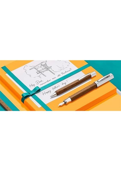 Faber-Castell Ondoro Dolma Kalem, Ahşap