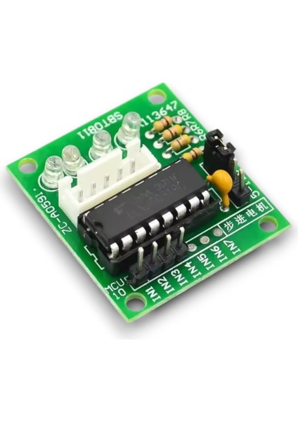 28 BYJ-48 Redüktörlü Step Motor ve ULN2003A Step Motor Sürücü Kartı modelleri