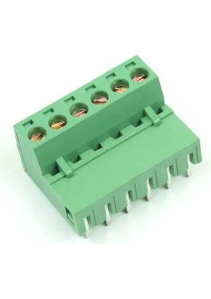 KF2EDGR-5.08-6P 6 Pin 90 Derece Geçmeli Dik Klemens 2 Adet modelleri