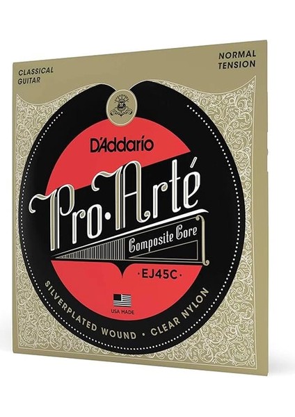 D'addario EJ45C Pro-Arte Composite Normal Tension Klasik Gitar Teli