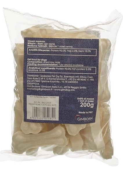 Mordimi Press Köpekler Için Kemik, 25'li, Beyaz fiyatları