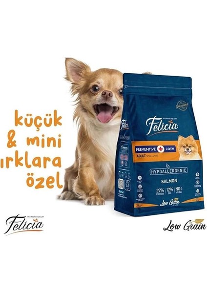 Az Tahıllı 3 kg Yetişkin Somonlu Small/mini Hypoallergenic Köpek Maması fiyatları