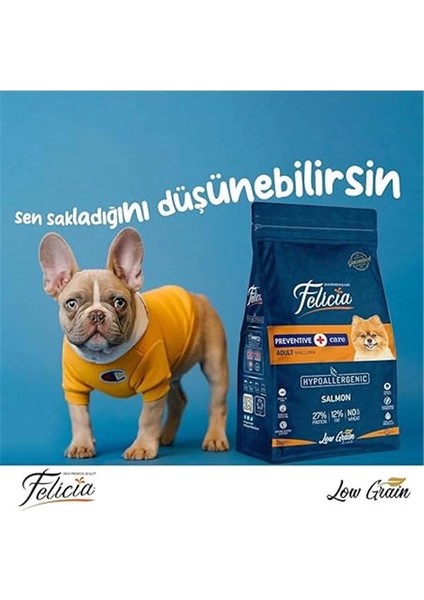 Az Tahıllı 3 kg Yetişkin Somonlu Small/mini Hypoallergenic Köpek Maması