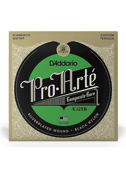D'addario EJ25B Klasik Gitar Tel Seti, Pro Arte, Flamenco, Silver fiyatları