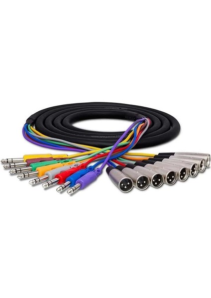 8'li Trs-Xlrm Snake Kablo 5 M (STX-805M)