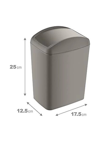 Soft Çöp Kutusu Döner Kapak 5 Lt Bej modelleri
