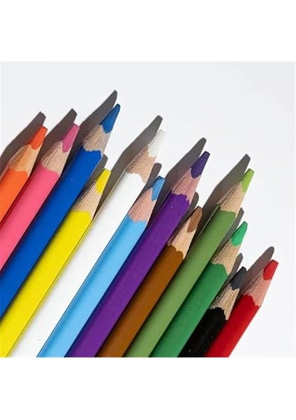 Faber-Castell Jumbo Boya Kalemi, 12 Renk, Kalın Gövde ve Uç, Kırılmaya Dirençli Özel Yapıştırma