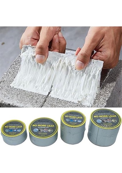 5 Metre x 10 cm Alüminyum Su Geçirmez Bant,sızdırmazlık Bandı, Güçlendirilmiş Çamur Bant, Havuz