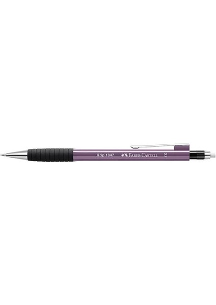 Faber-Castell Grip 1347 Versatil Kalem, 0.7 Mm, Mor 2022, Silgili, Saklanabilir Metal Uç, Ergonomik