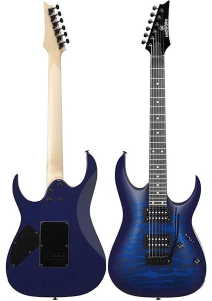 Grade-St Blue Rosewood Klavye Hh Yüksek Kaliteli Elektro Gitar fırsatları