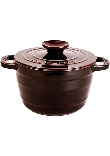 Döküm Yuvarlak Tencere Döküm Demir Kapak Experience Majolik Serisi ÇAP(Ø)23CM