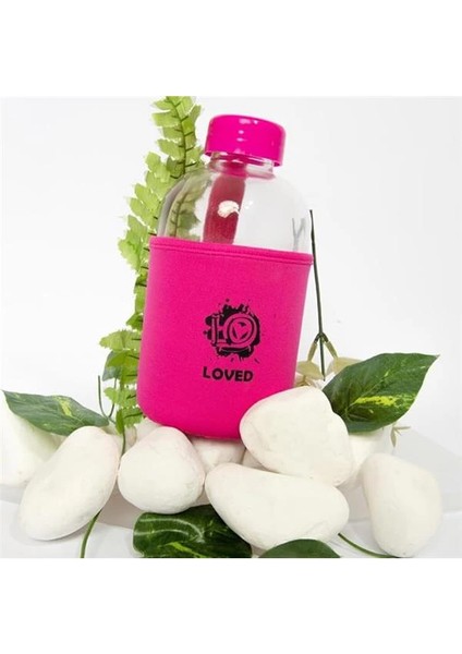 Moods Up Loved Neopren Kılıflı Cam Matara 600 ml indirimleri
