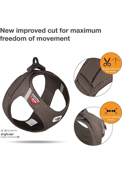 Vest Harness Clasp Air-Mesh Brown Xl fiyatları