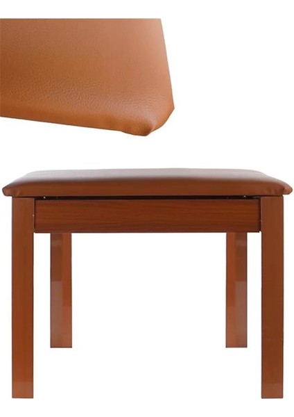 Midex TBX-144OR Üst Kalite Piyano Taburesi Gizli Bölmeli Turuncu Renk (32X54X48)