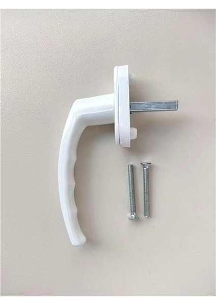 Pvc Pimapen Pencere Kolu Balkon Sürme Kapı Kolu (2, Beyaz)