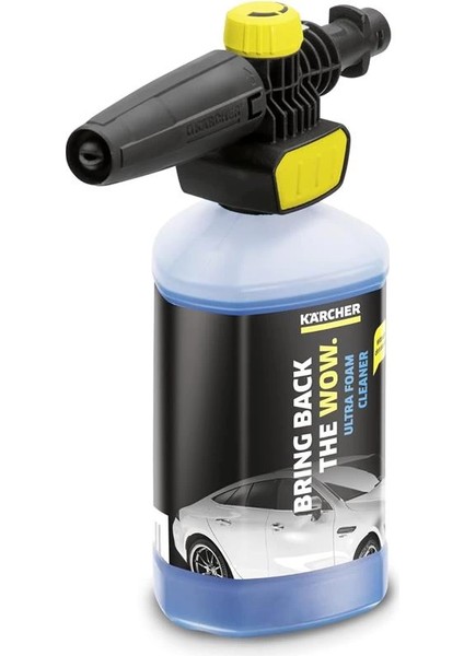 Kärcher Köpük Atma Aparatı ve 1 Litre Yoğun Köpüklü Araç Yıkama Deterjanı