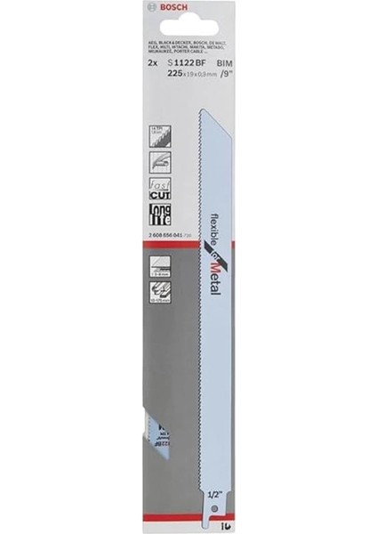 Professional Accessories - Flexible Serisi Metal Için Panter Testere Bıçağı S 1122 Bf - 2'li fiyatları