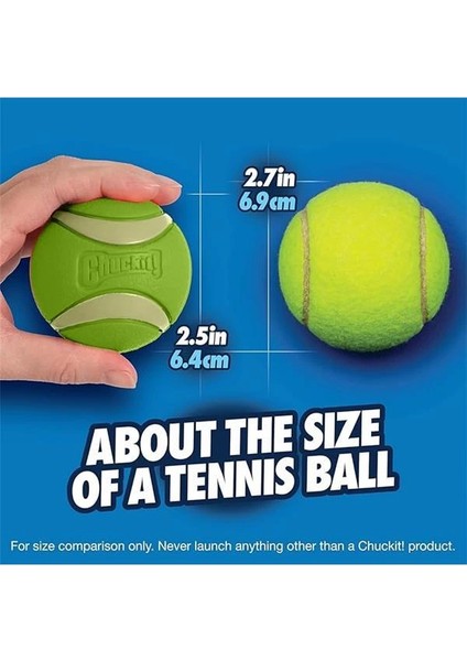 ! Max Glow Squeaker Gece Parlayan Sesli Köpek Oyun Topu - Yüksek Zıplama Gücü, Doğal Kauçuk fırsatları