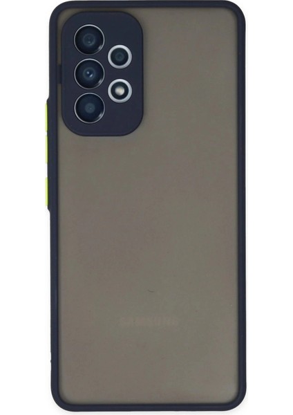 Samsung Galaxy A53 5g Kılıf Montreal Silikon Kapak - LACIVERT-(5796)