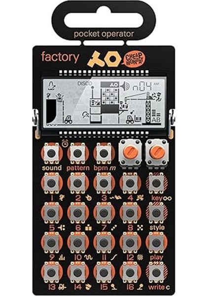 Po-16 Factory Pocket Operator / Lead & Melody Synthesizer