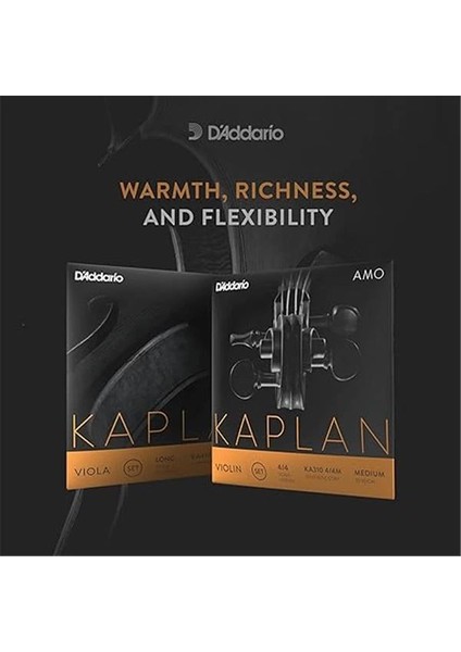 D'addario KA410LM Kaplan Amo Viyola Set