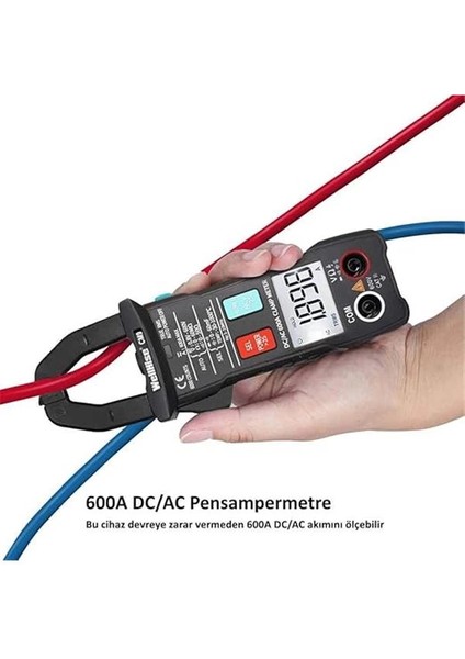 Cm9 600A Ac/dc Dijital Otomatik Pensampermetre True Rms