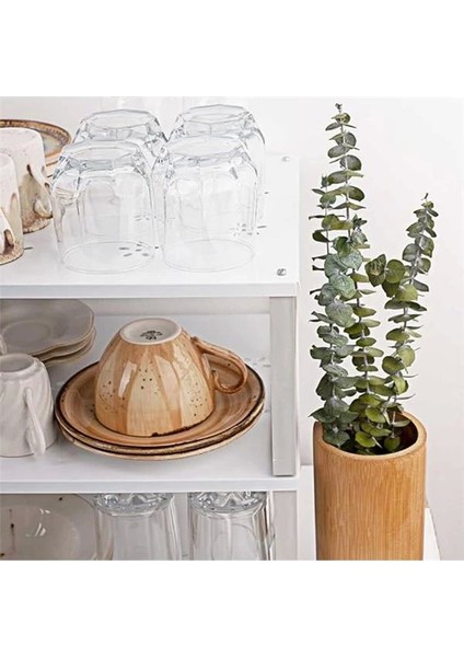 2'li Raf Düzenleyici Seti: Dolap Içi Düzenleyici, Tabak ve Bardak Rafı Tabak Düzenleyici fiyatları