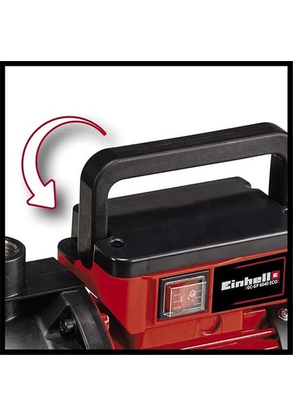 Bahçe Pompası Gc-Gp 6040 Eco (600 W, Max. 3.6 Bar, 4000 L/h Debi, Su Dolum Göstergesi