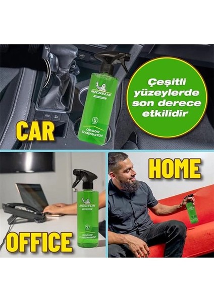 Michelin MC33566 500ML Pro Serisi Koltuk, Döşeme, Halı, Klima Havalandırma Koku Giderici Sprey indirimleri