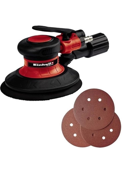 Tc-Pe 150, Havalı Zımpara (150 mm Zımpara Diski Çapı, Kademesiz Ayar Kolu, 6 Adet Zımpara