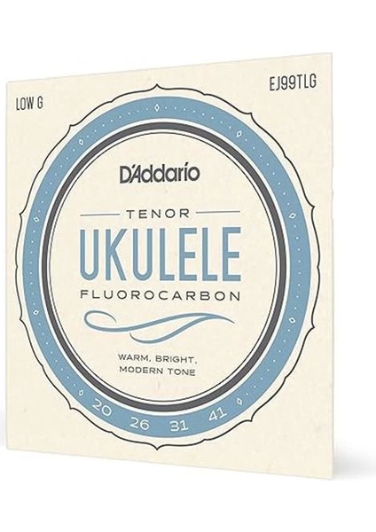D'addario EJ65S Clear Nylon Sopran Ukulele Saitensatz